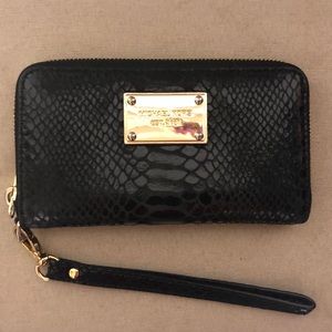Michael Kors Black Wristlet